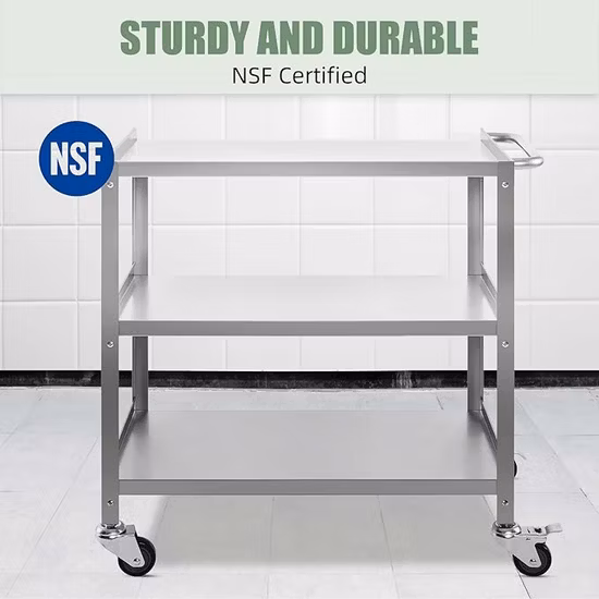 Bamboo Spice Jar Rack Drawer Organizer Insert 3 Tiers in Drawer