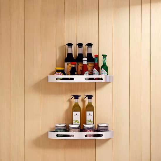 Wall Mounted Kitchen Accessories Storage Spice Rack